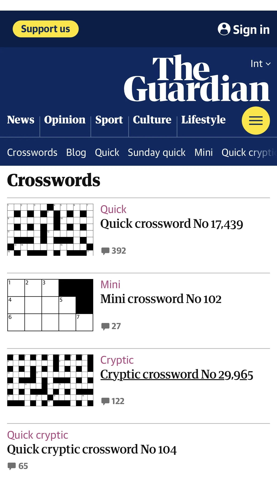 The Guardian Cryptic Crossword